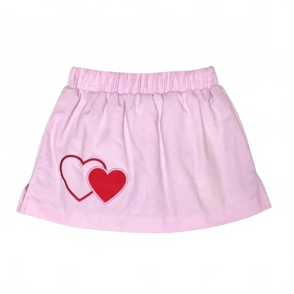 NEW ZUCCINI KIDS girl's hearts miley skort in pink